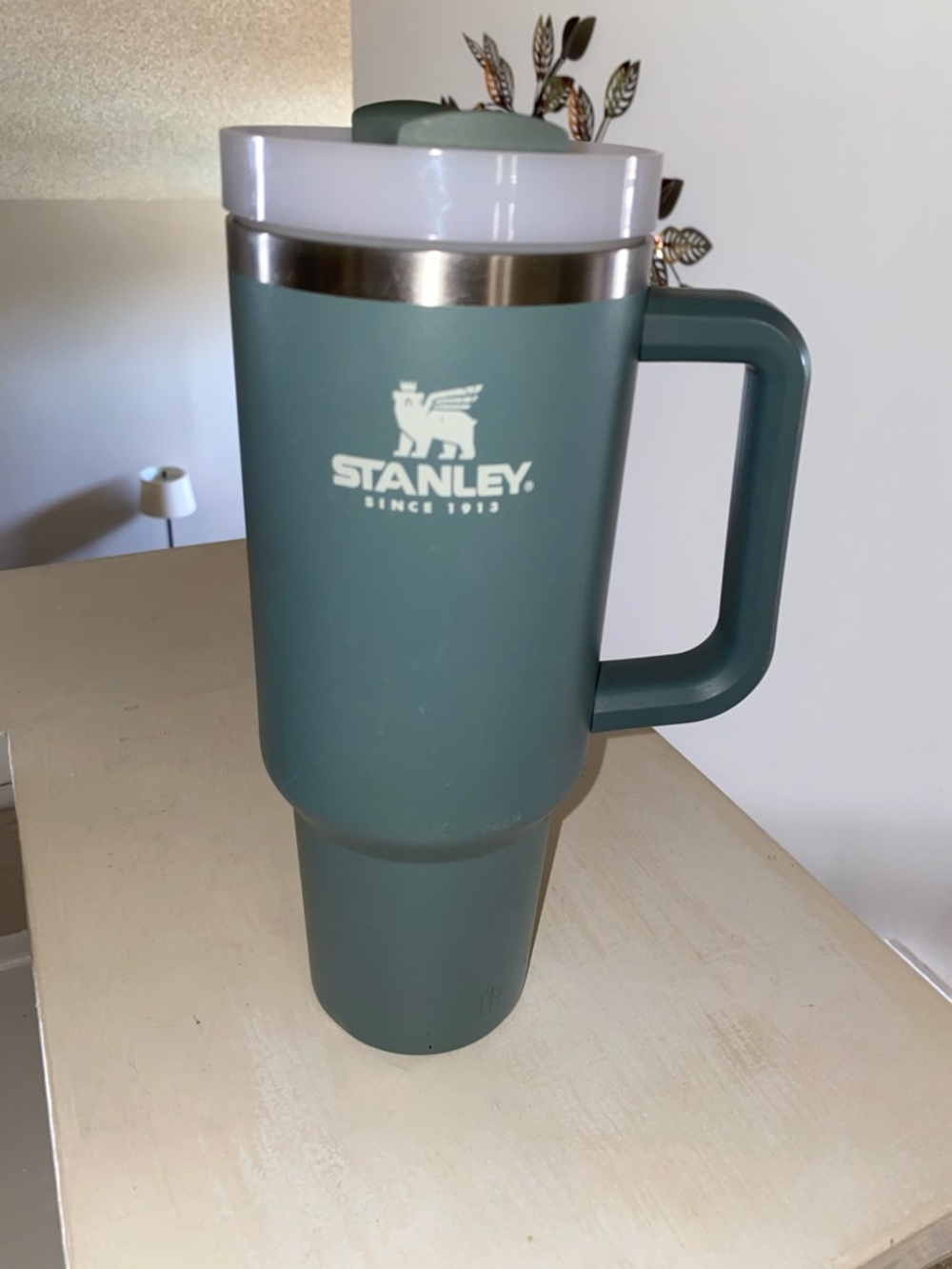 Stanley Sage Green Insulated Travel Mug with Handle 40oz